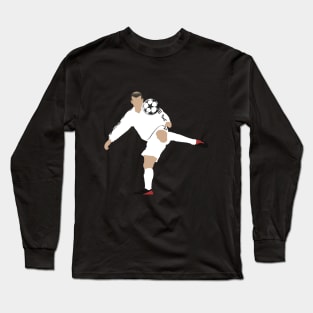 Zinedine Zidane Volley Long Sleeve T-Shirt